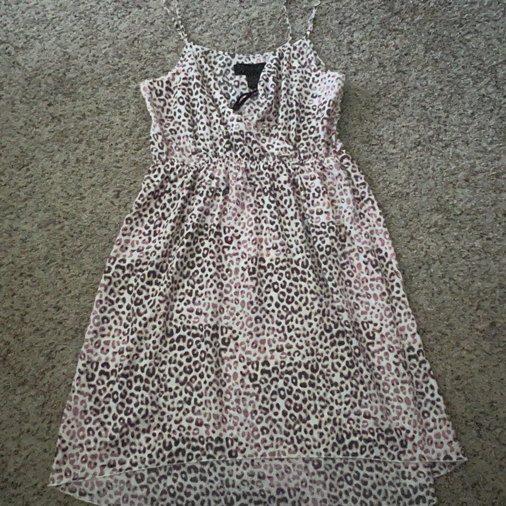 Kardashian Kollection Pink Leopard Hi-Lo Dress Size Large